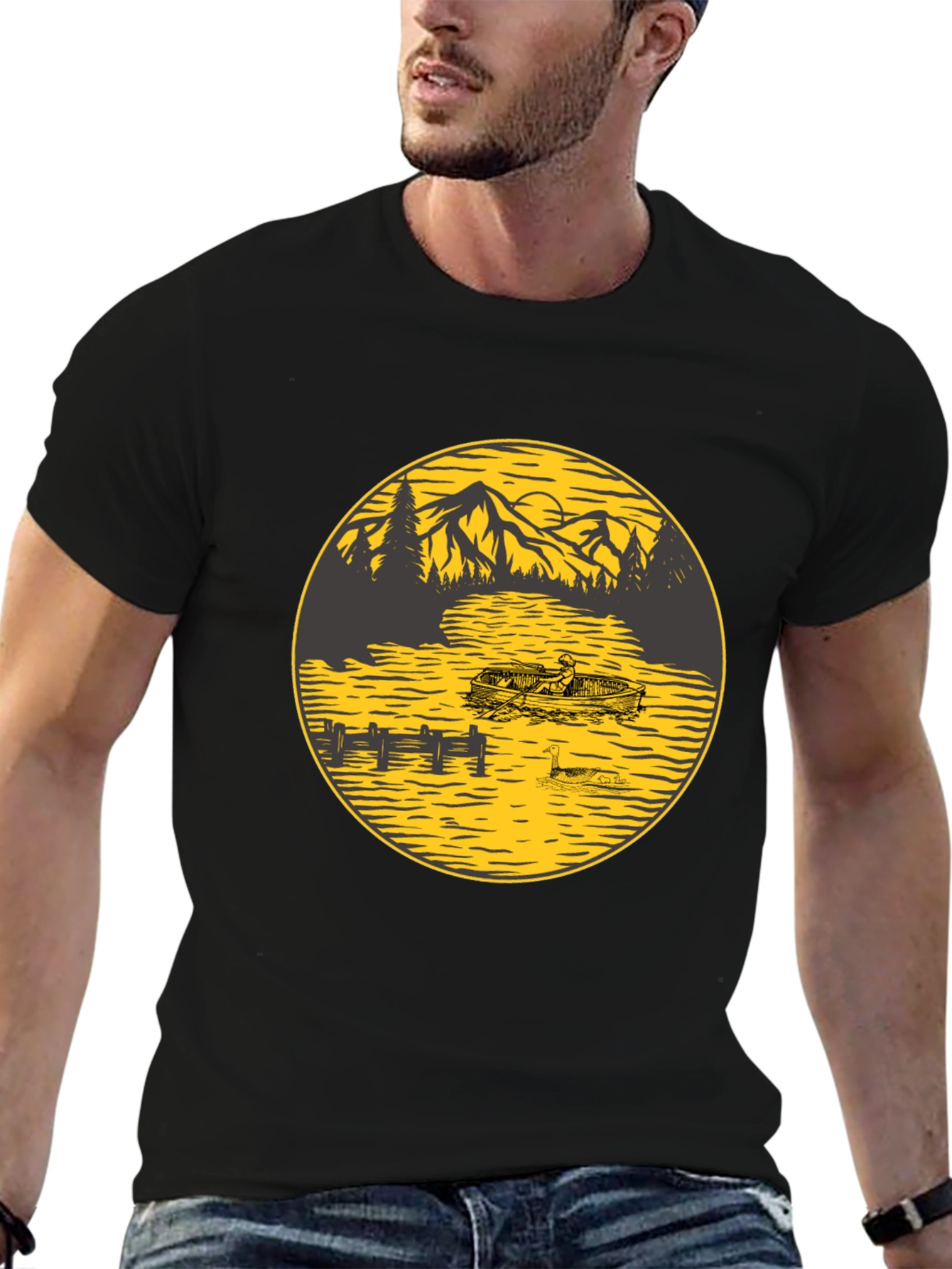 Mountain Lake Graphic Tee
