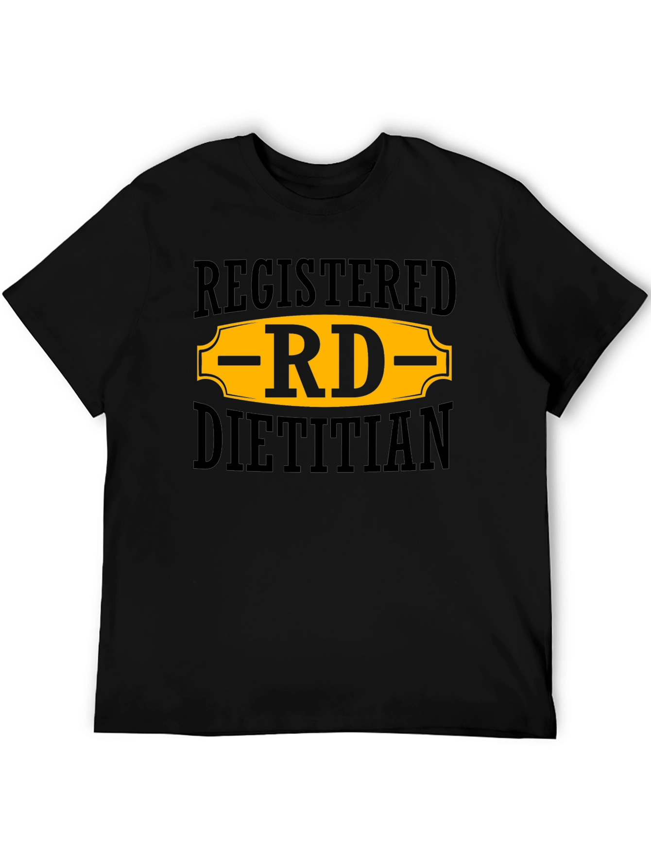 Registered Dietitian RD T-Shirt - Black