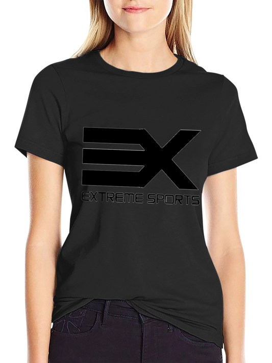 Extreme Sports Black Graphic T-Shirt