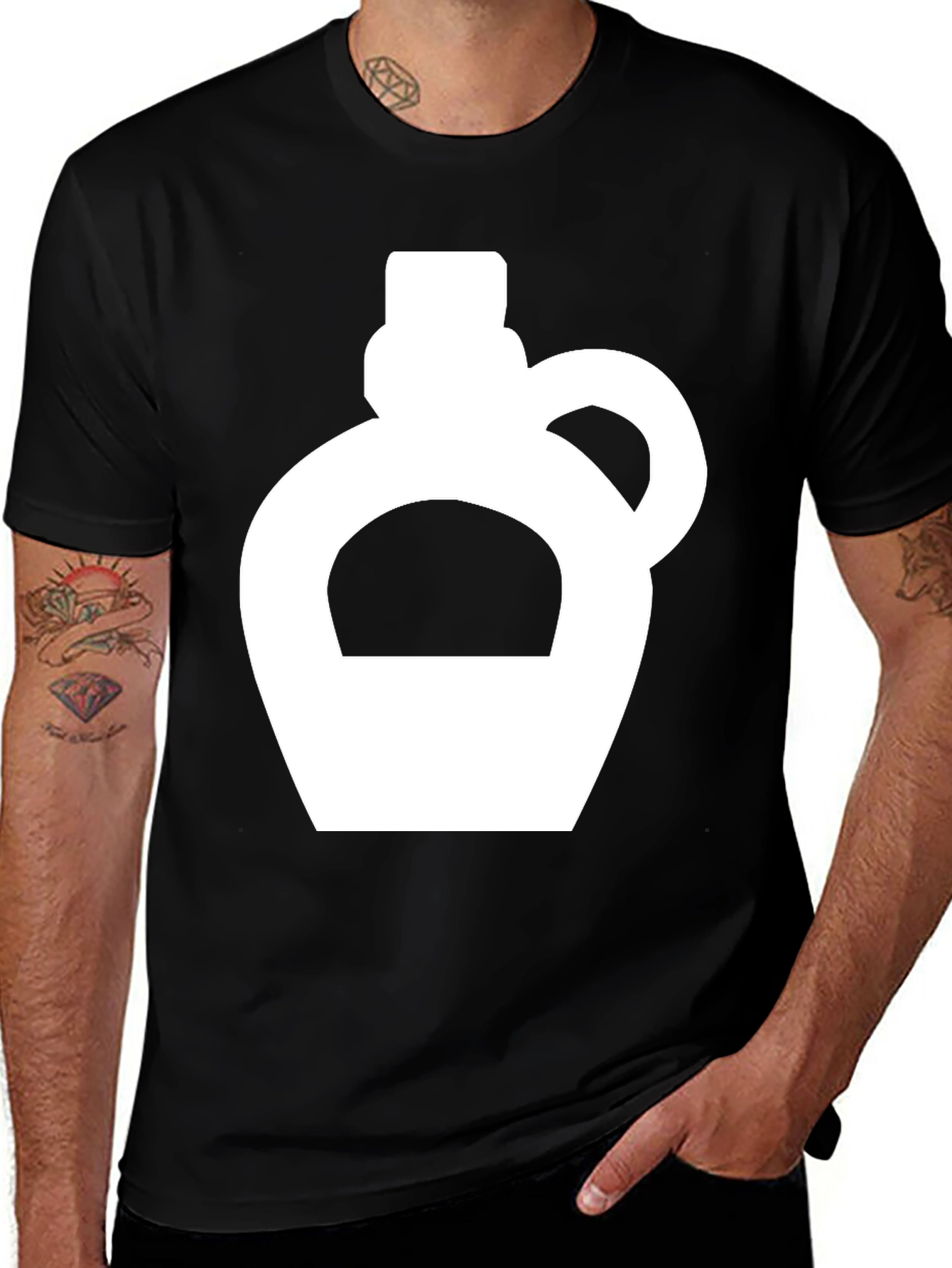 Moonshine Jug Graphic Tee - Black