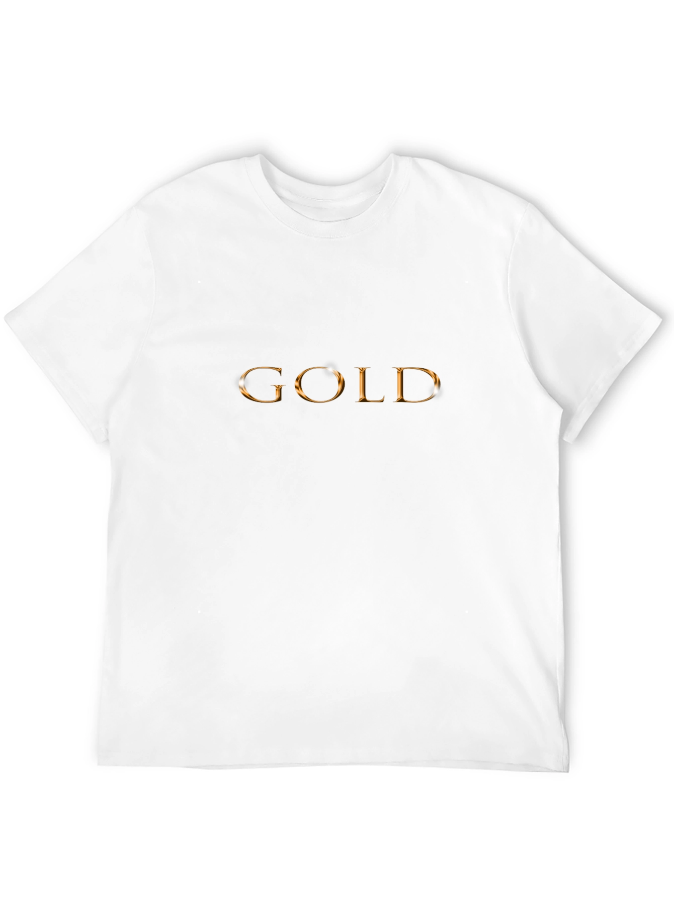 GOLD Graphic Tee - Premium Cotton Blend T-Shirt