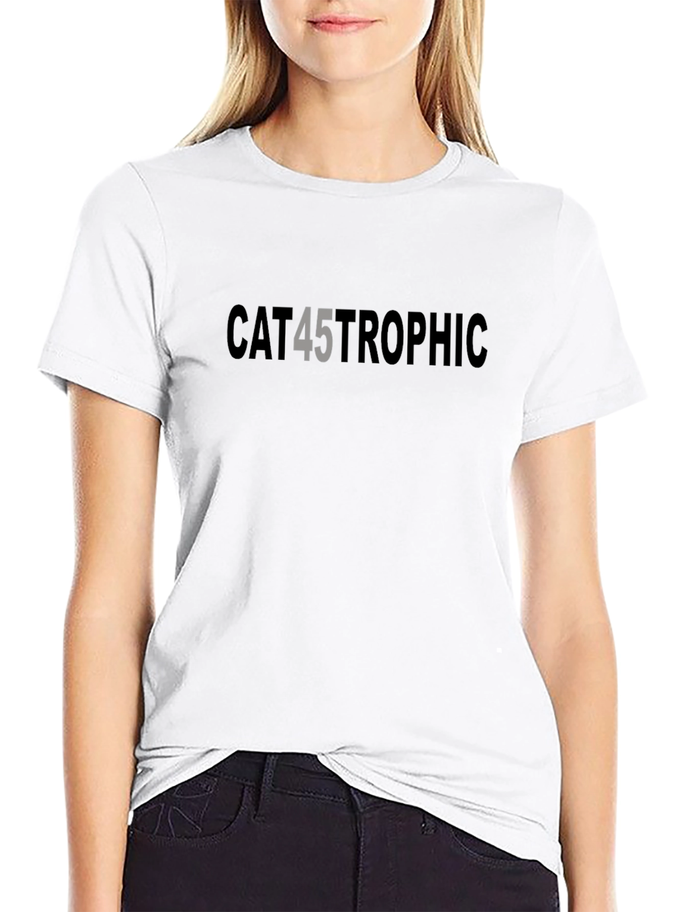 Cat45trophic Graphic Tee - Quirky & Comfortable