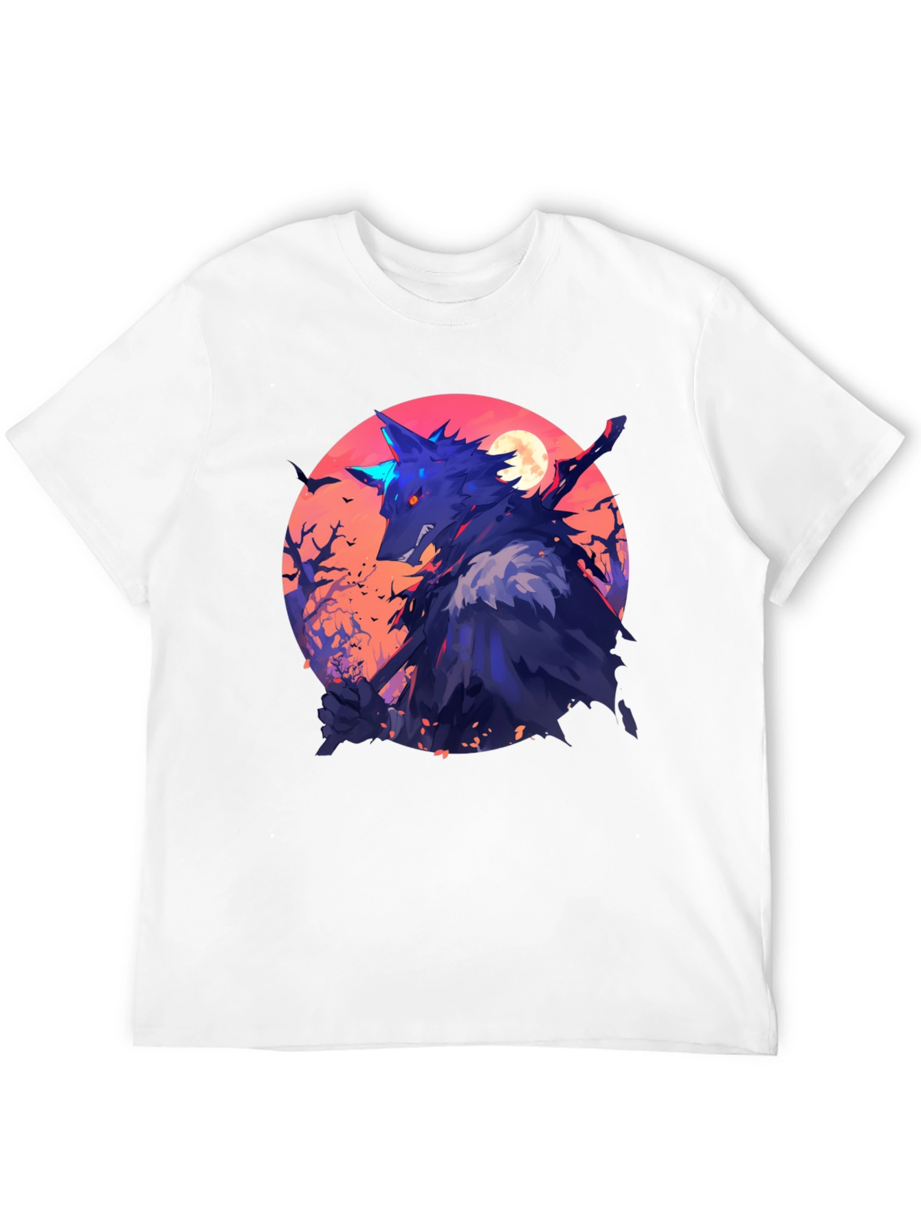 Wolf Warrior Graphic Tee - Black
