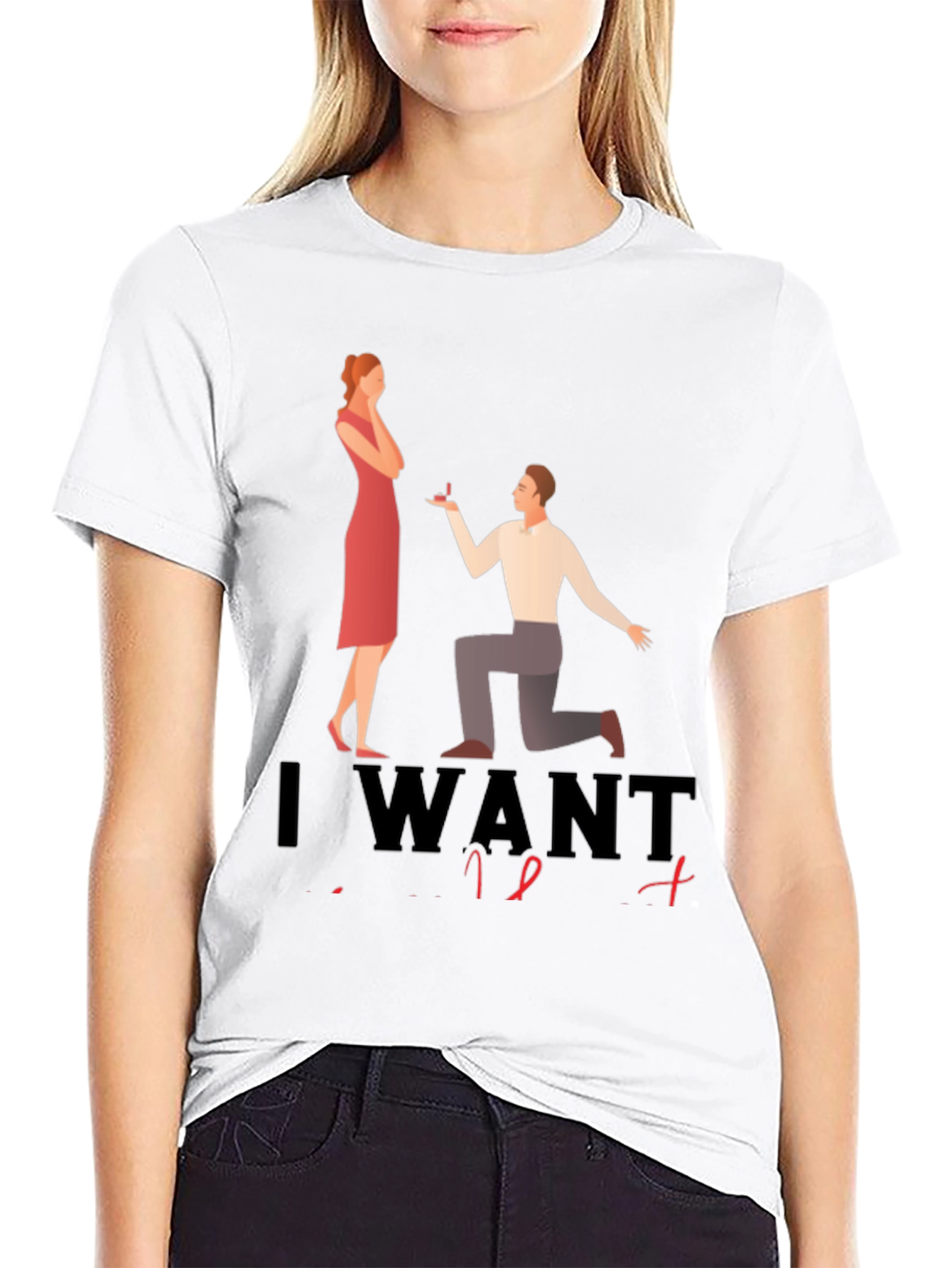 Proposal Graphic Tee - I Want To Marry You