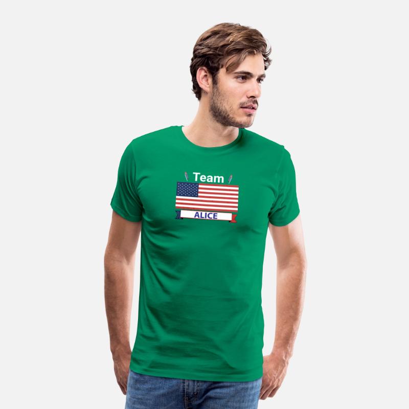 Team Alice USA American Flag Star Stripe