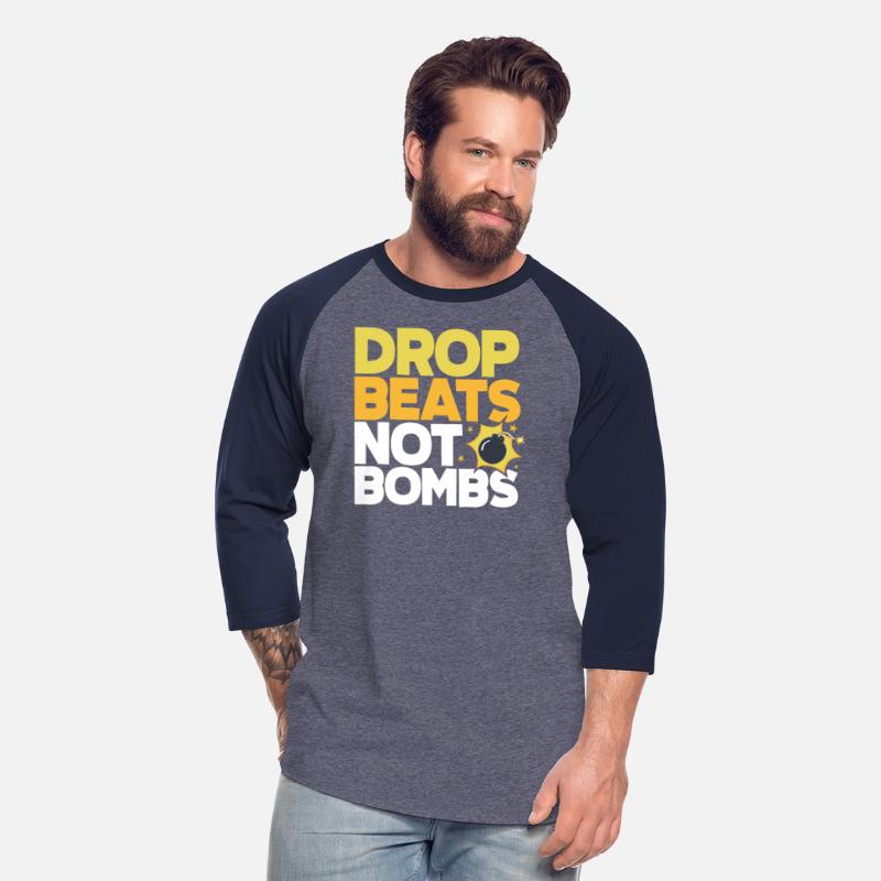 Techno Lover Drop Beats Not Bombs