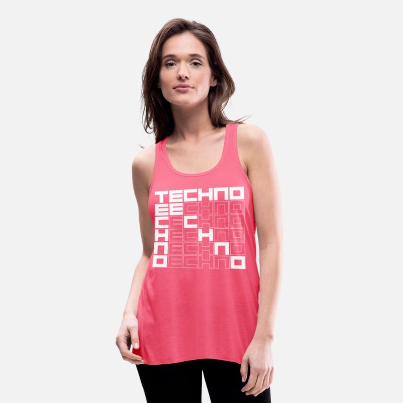 techno music bold text