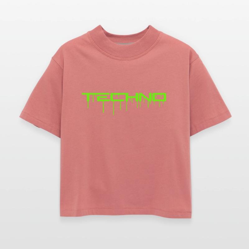 Techno Music Love Graffiti Quote Spray Party Drops