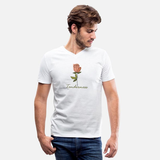 Tenderness one line flower, inspirational meanings
