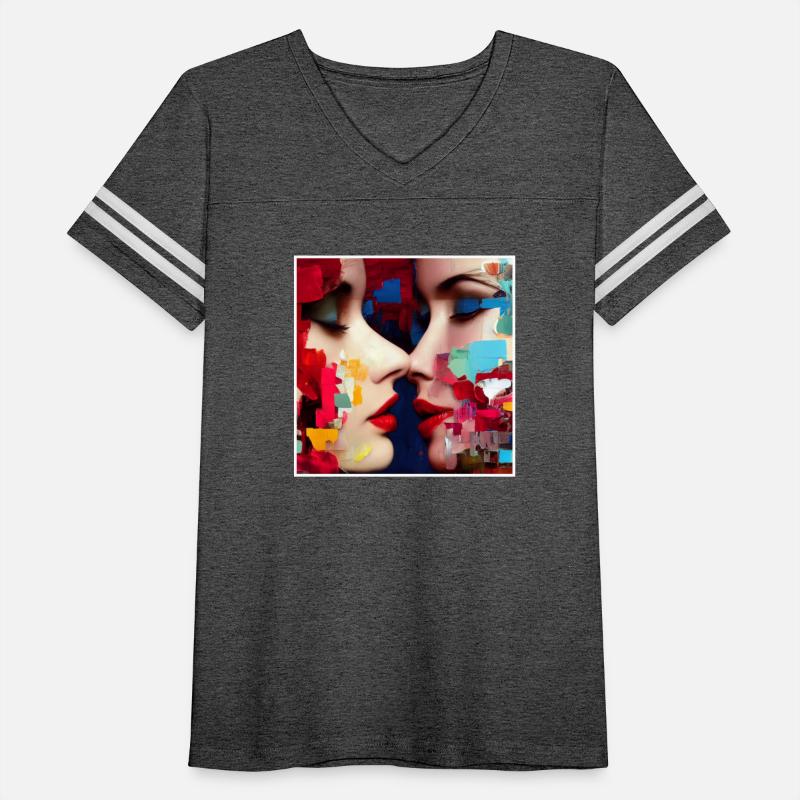 the girls kiss