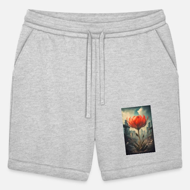 The last red flower in a dystopian future