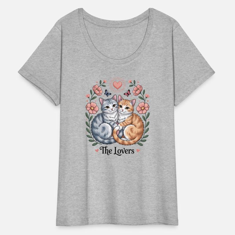 The Lovers Tarot Cat Design