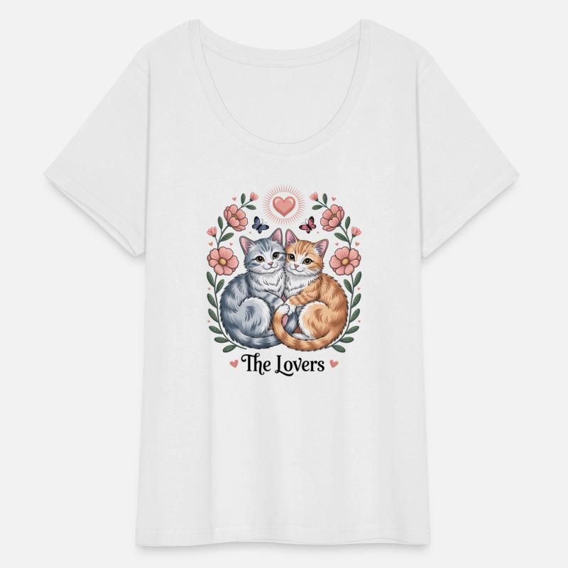 The Lovers Tarot Cat Design