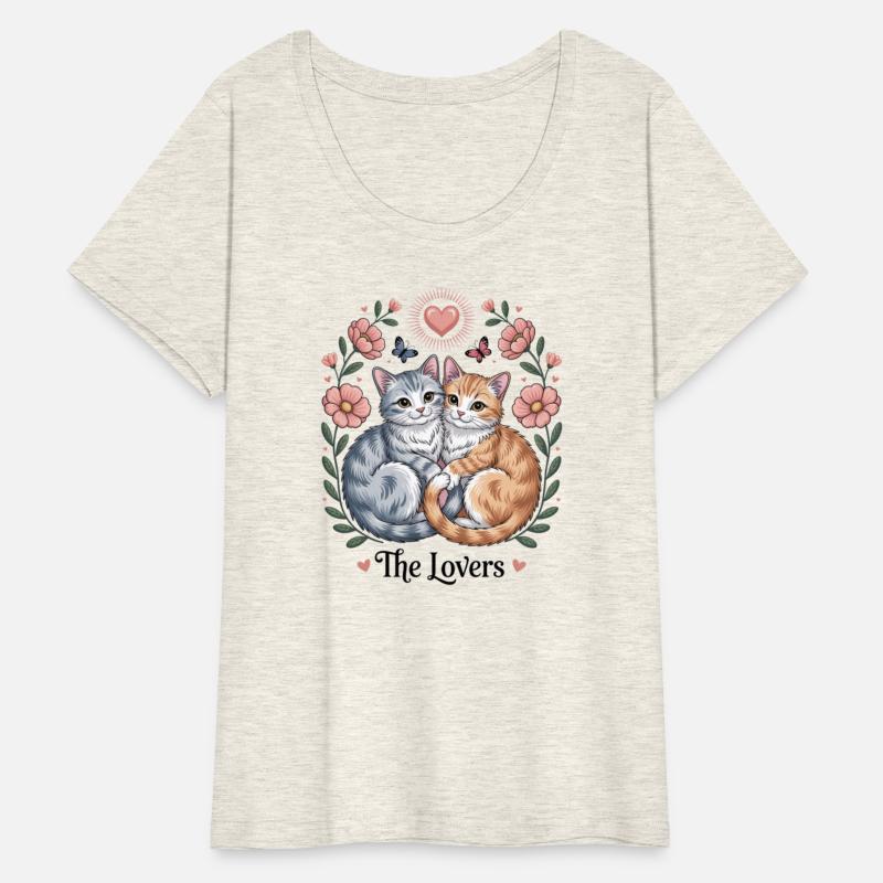The Lovers Tarot Cat Design