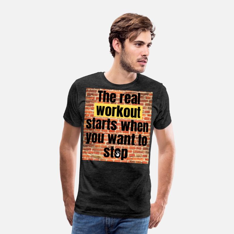 The real workout starts when you want to stop