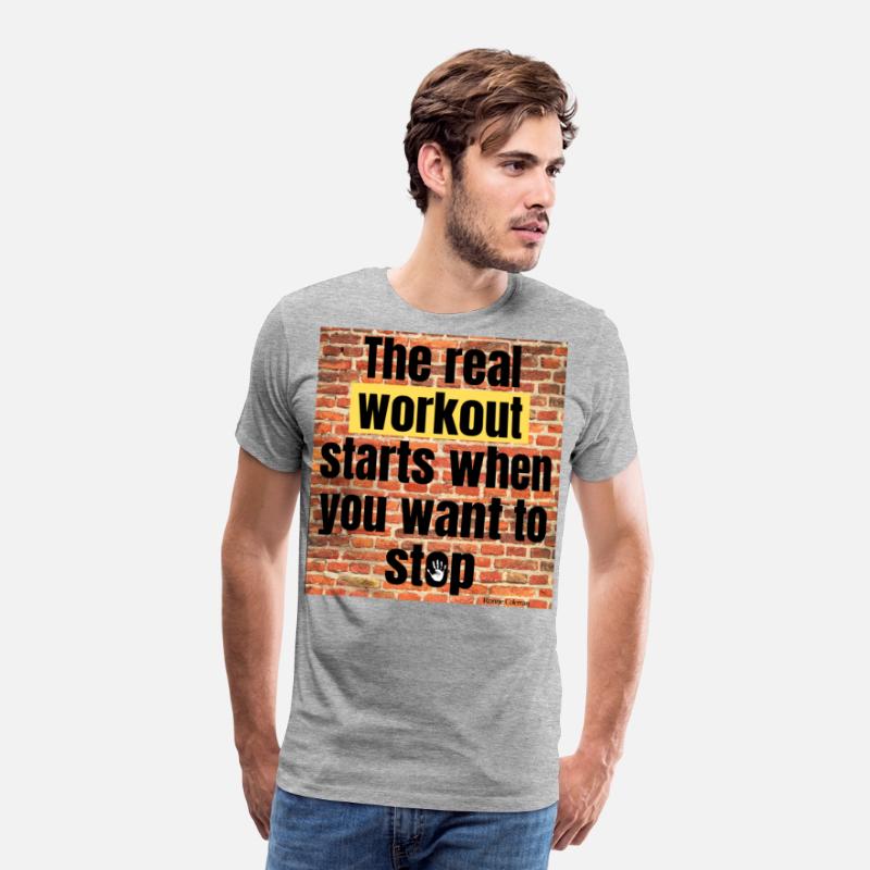 The real workout starts when you want to stop