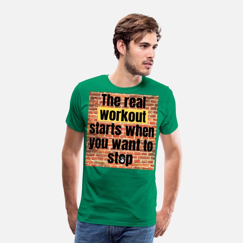 The real workout starts when you want to stop