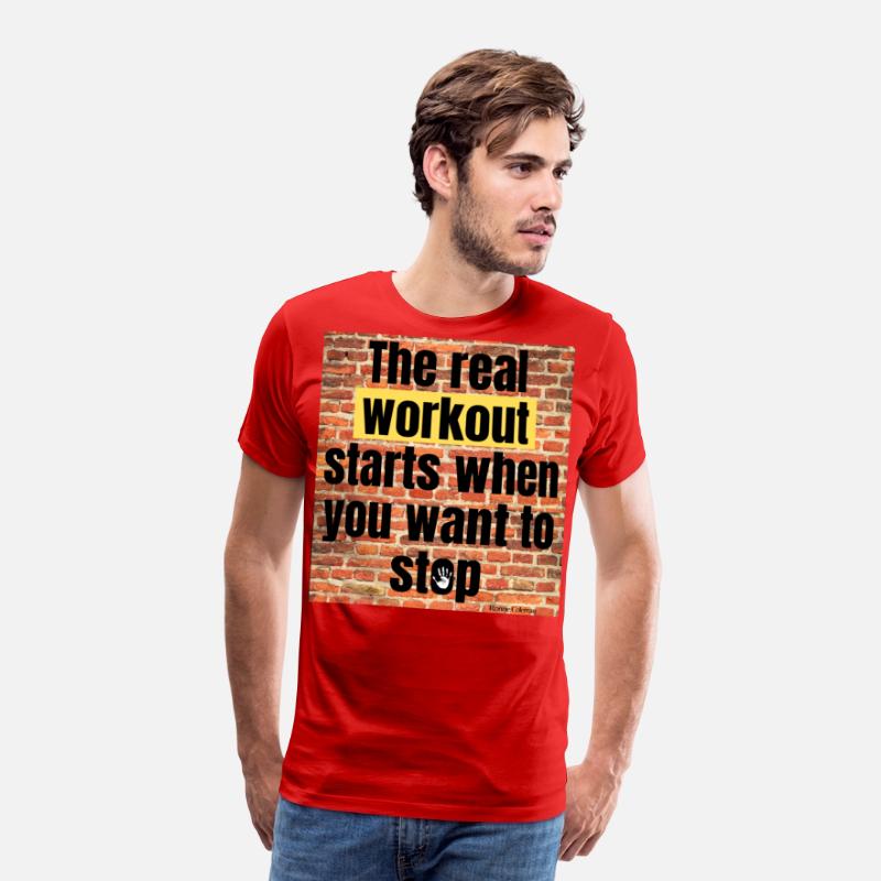 The real workout starts when you want to stop