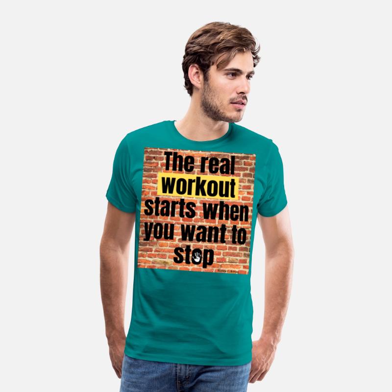 The real workout starts when you want to stop