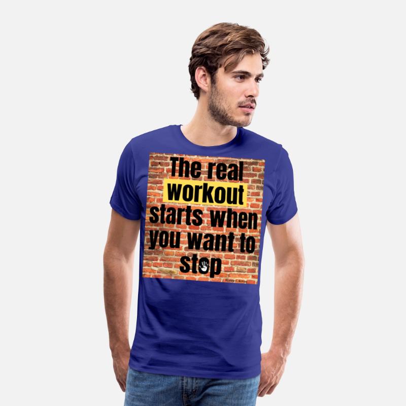 The real workout starts when you want to stop