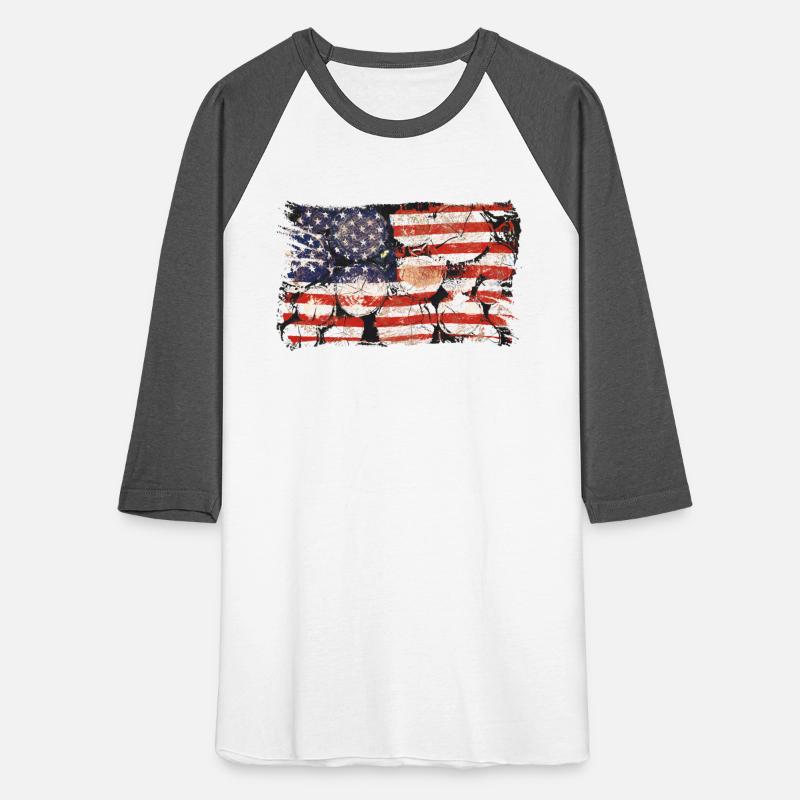 The Usa Flag Tree Trunks America Patriotism