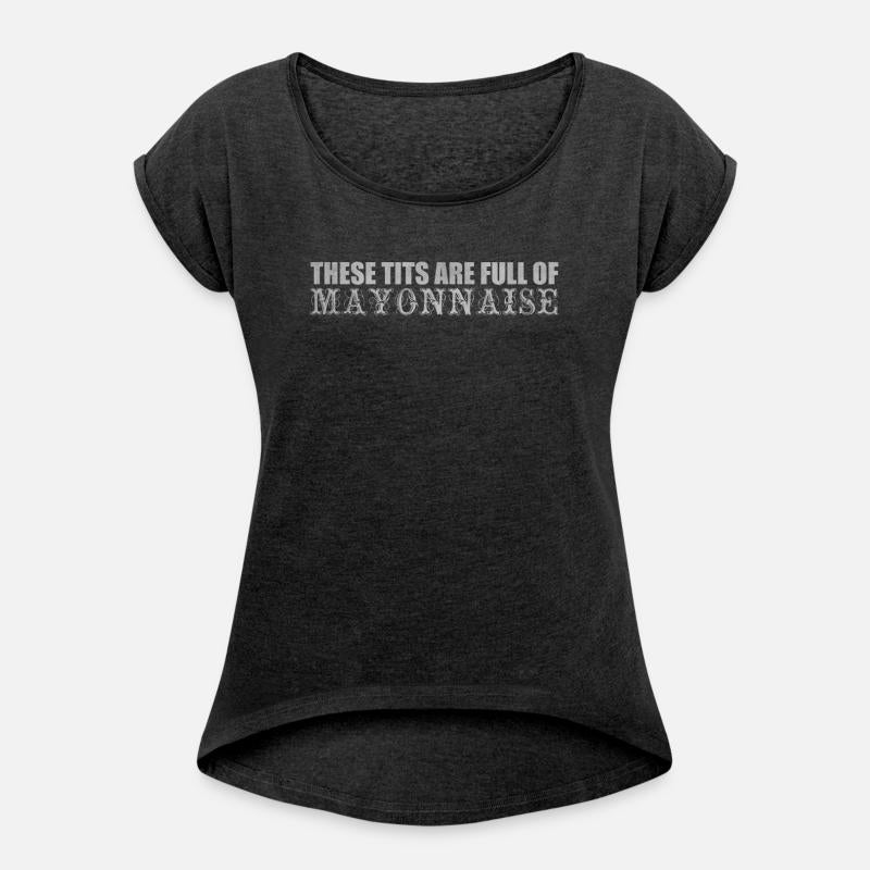 These tits are full of mayonnaise