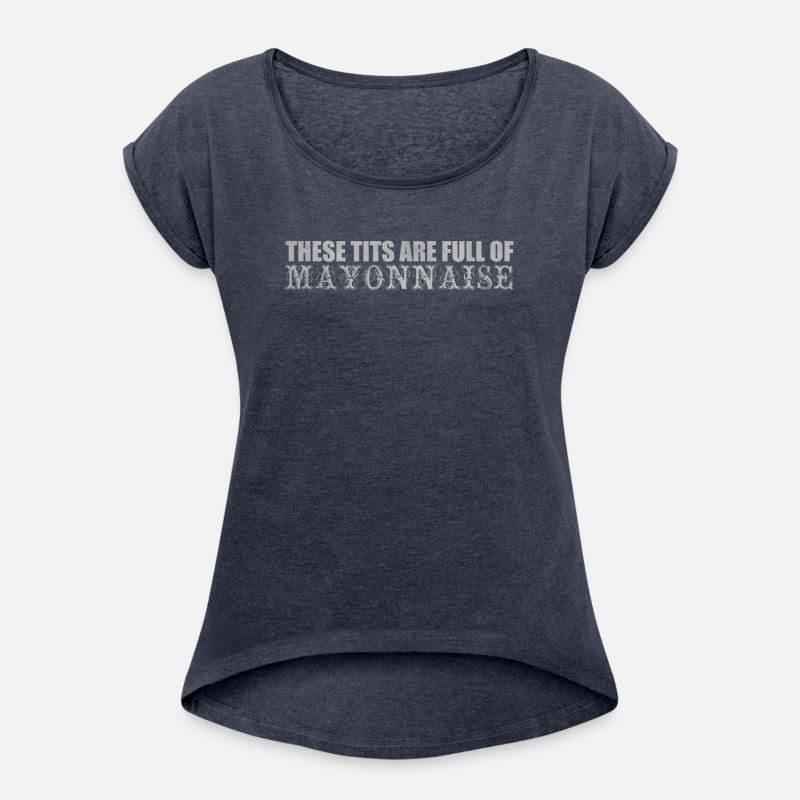 These tits are full of mayonnaise