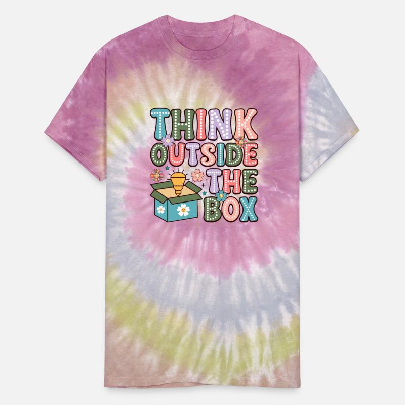 Think Outside the Box Motivational Graphic