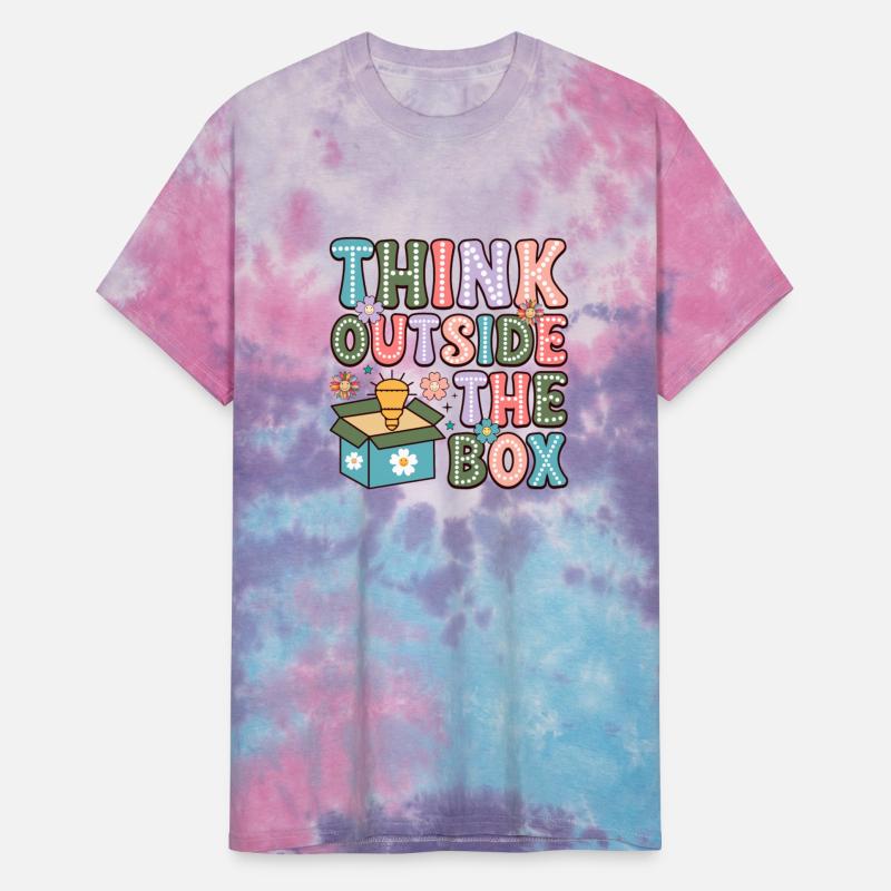 Think Outside the Box Motivational Graphic