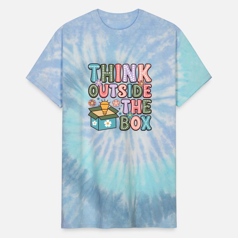 Think Outside the Box Motivational Graphic
