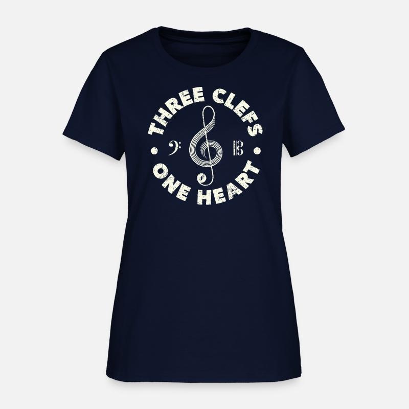 Three clefs. Dark colors