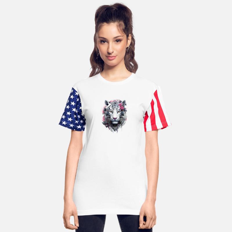 Tiger Animal Nature Motif Drawing Illustration Fac