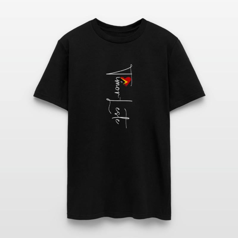 Timor Leste flag Heart Premium