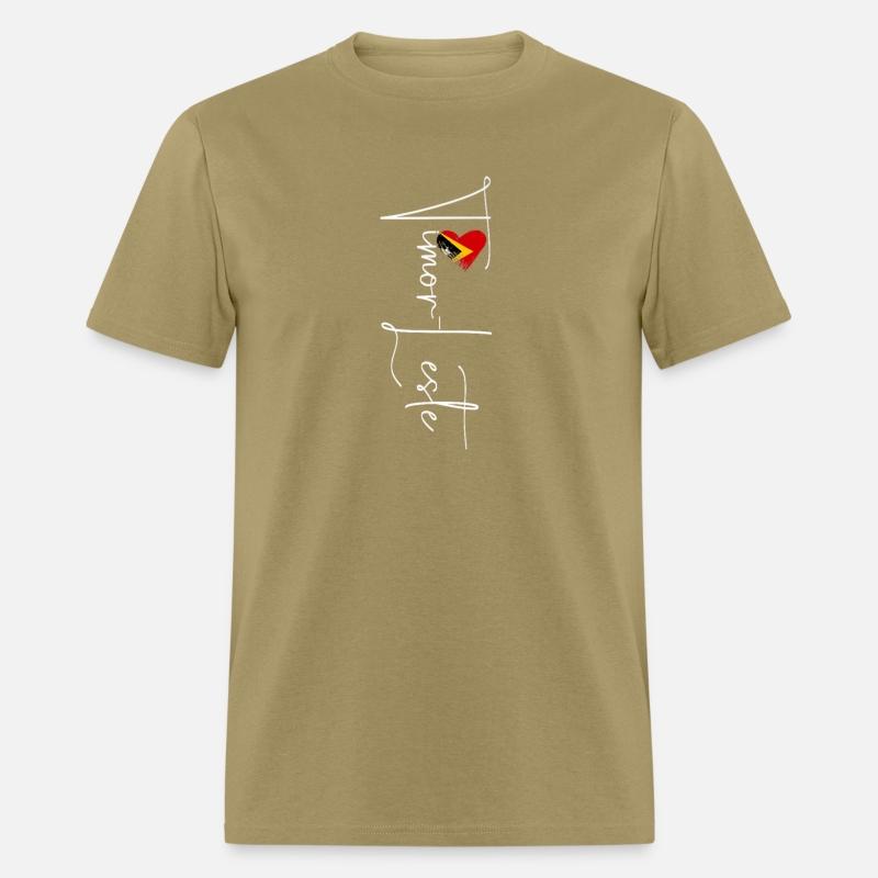 Timor Leste flag Heart Premium