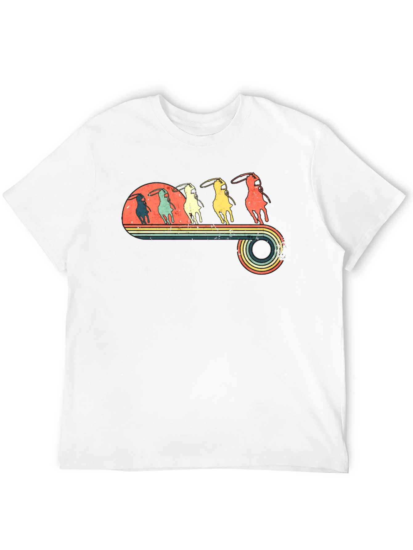 Retro Cowboy Rodeo T-Shirt - Western Style Tee