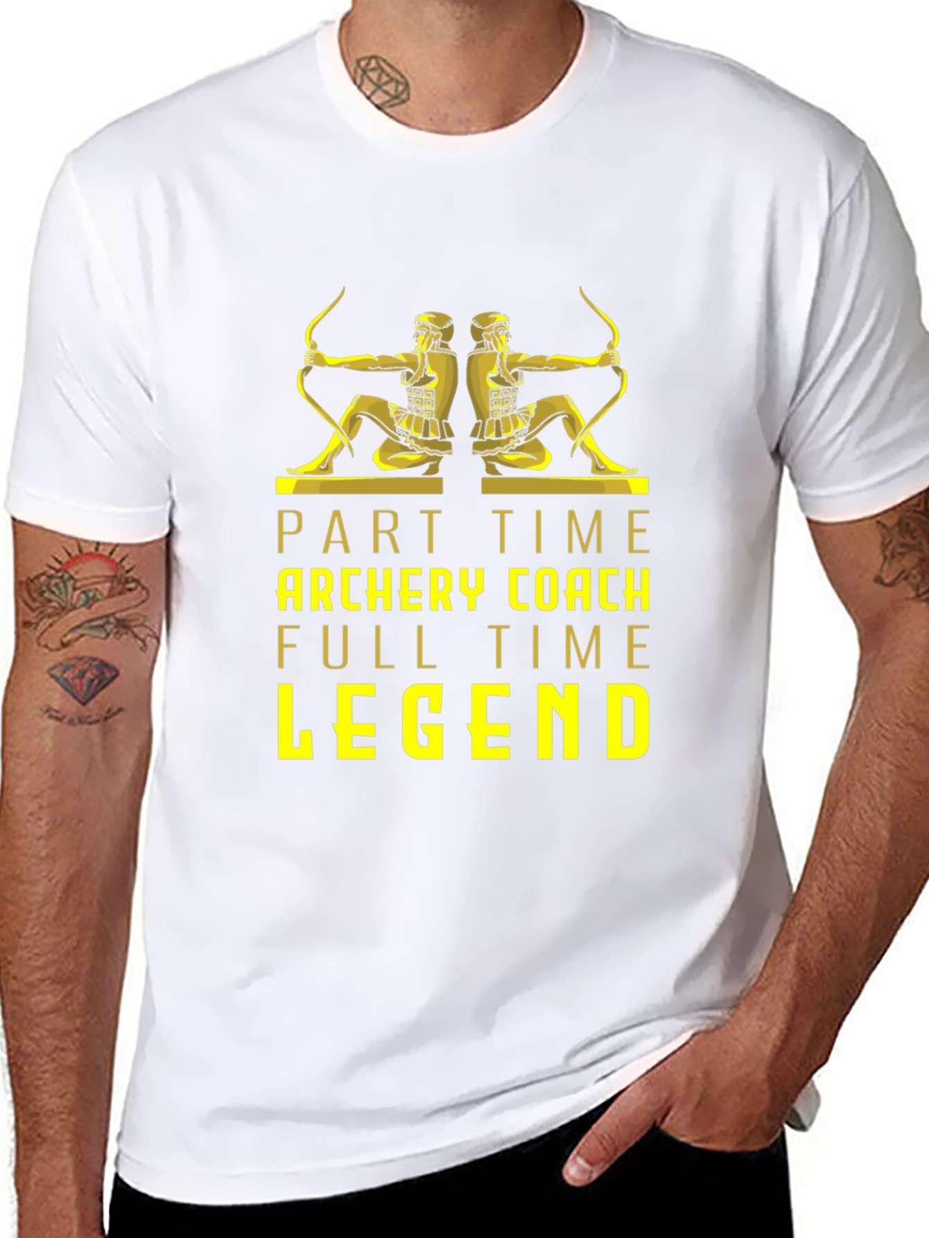 Archery Coach Legend Graphic T-Shirt