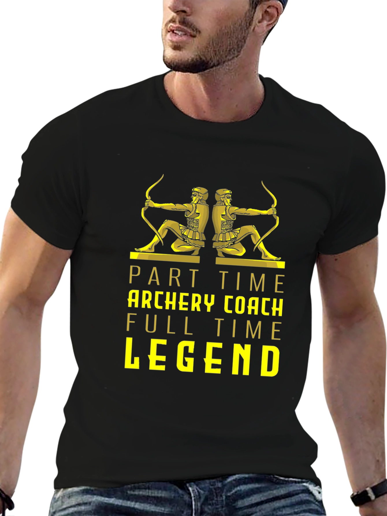 Archery Coach Legend Graphic T-Shirt