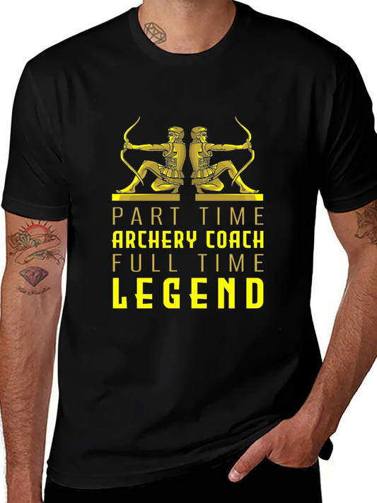 Archery Coach Legend Graphic T-Shirt
