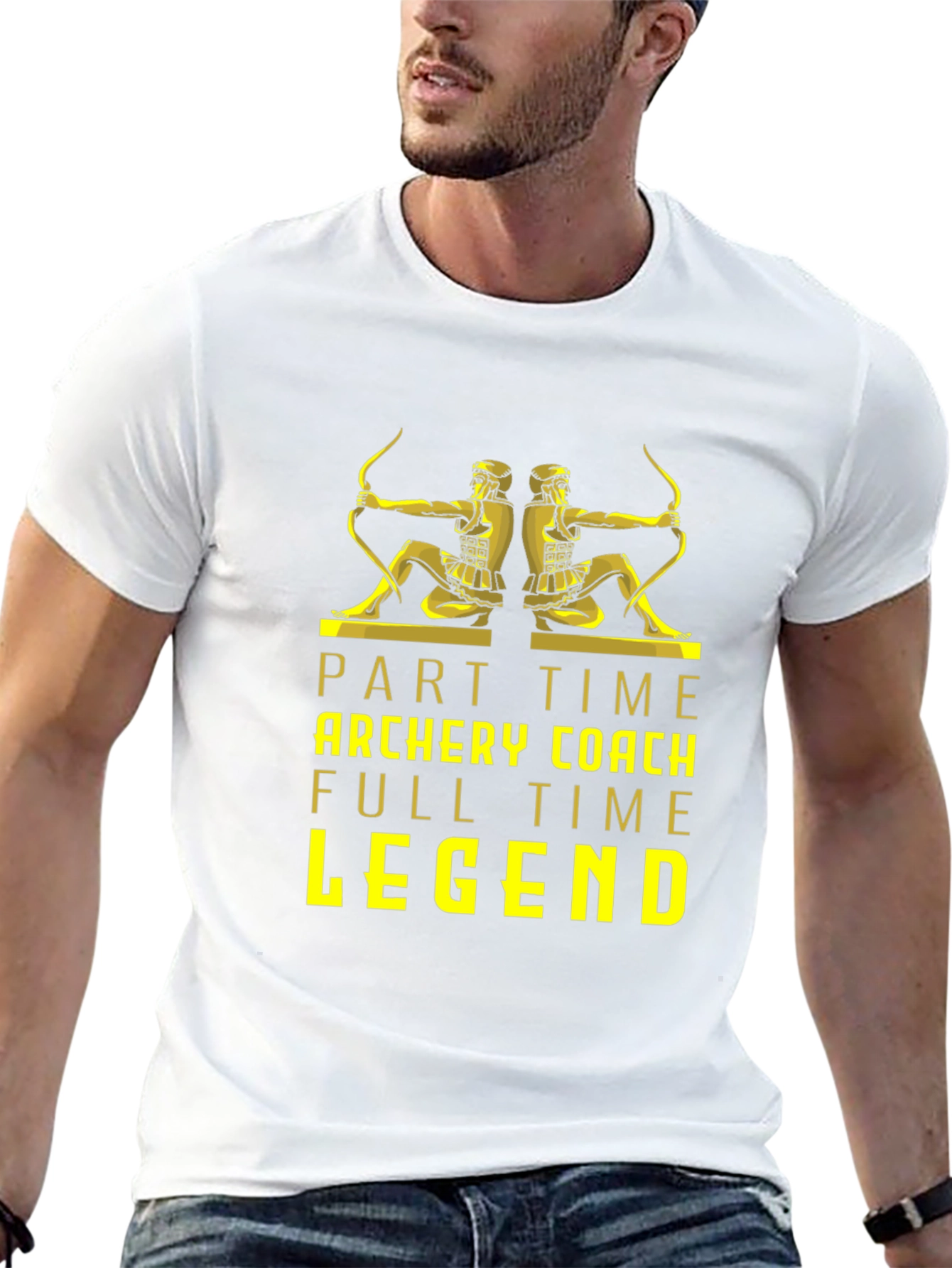 Archery Coach Legend Graphic T-Shirt