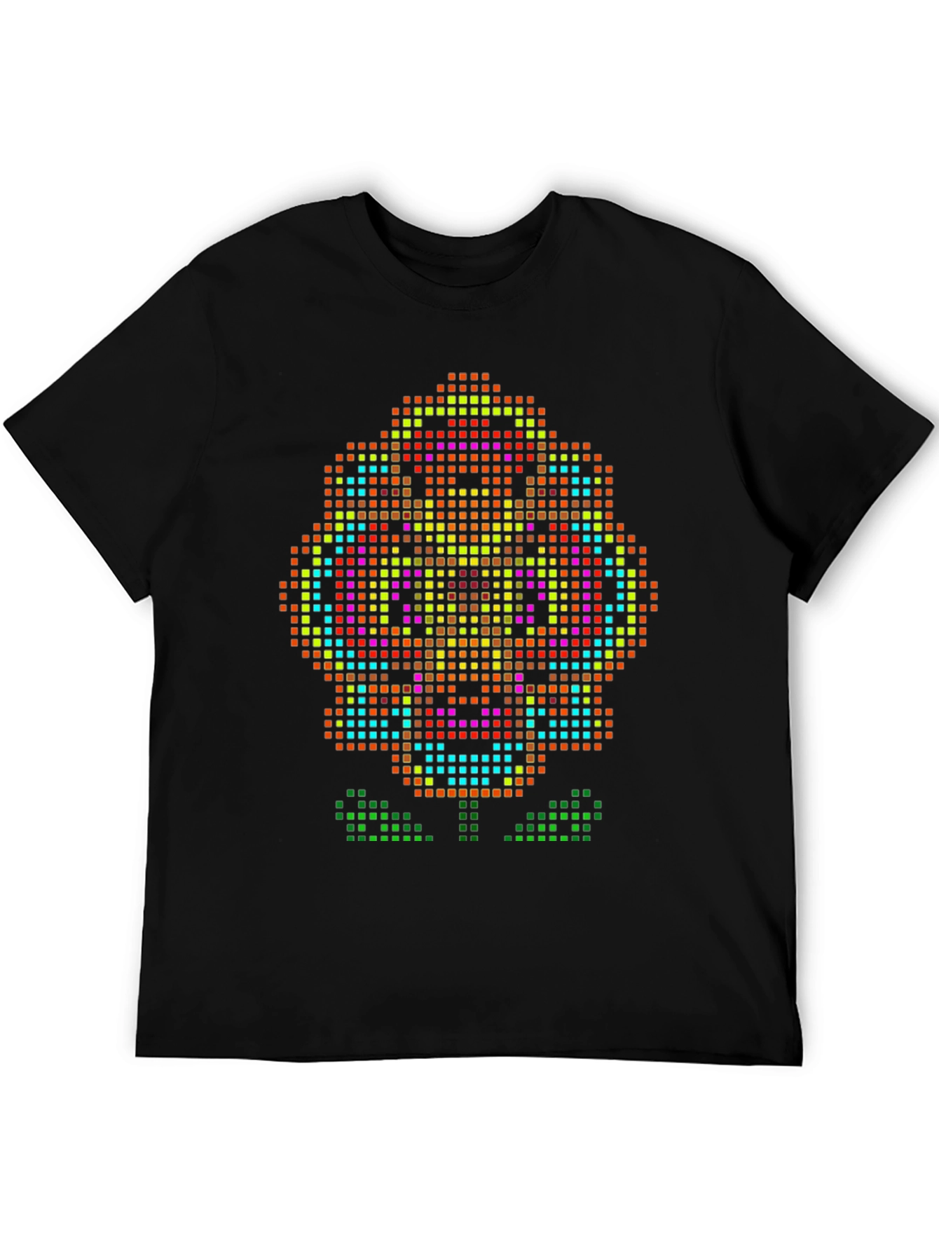 Pixel Art Flower T-Shirt - Retro Gaming Style Tee