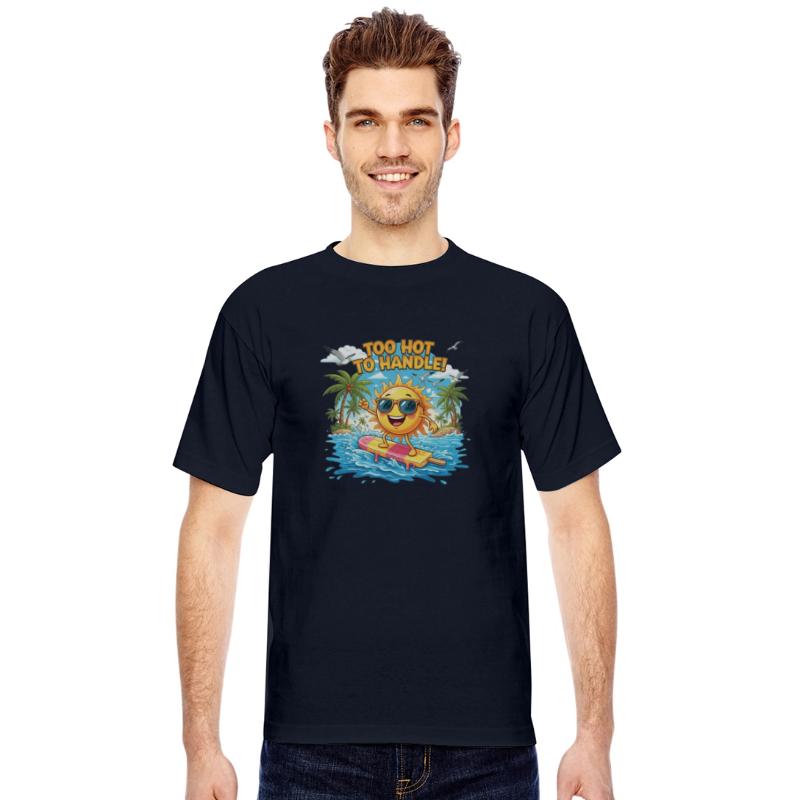 Too Hot to Handle – Funny Summer Vibes Shirt