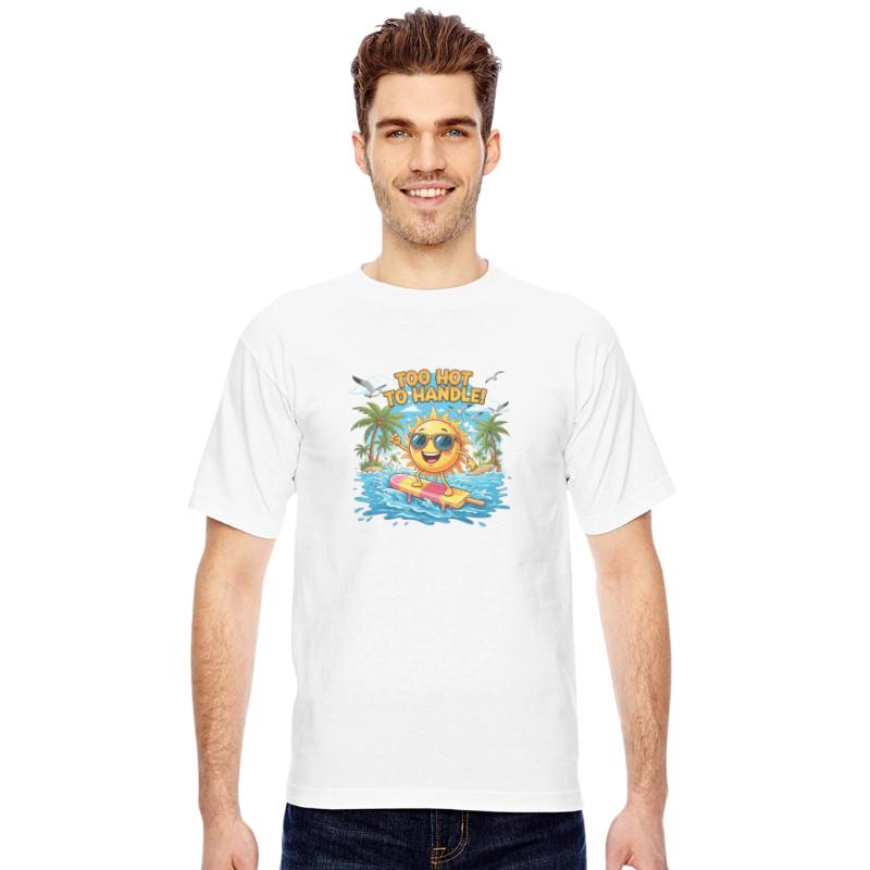 Too Hot to Handle – Funny Summer Vibes Shirt