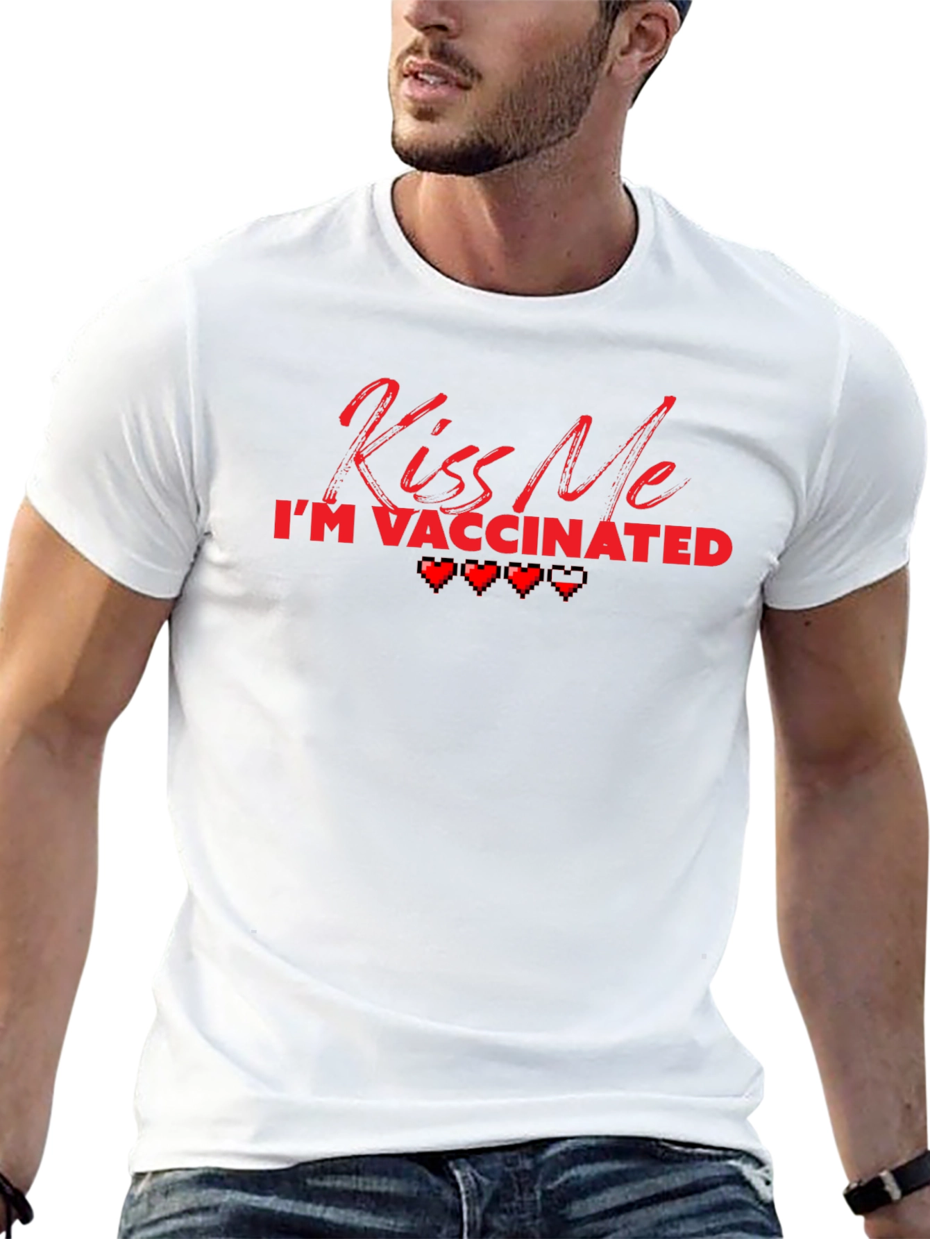 Kiss Me Im Vaccinated T-Shirt