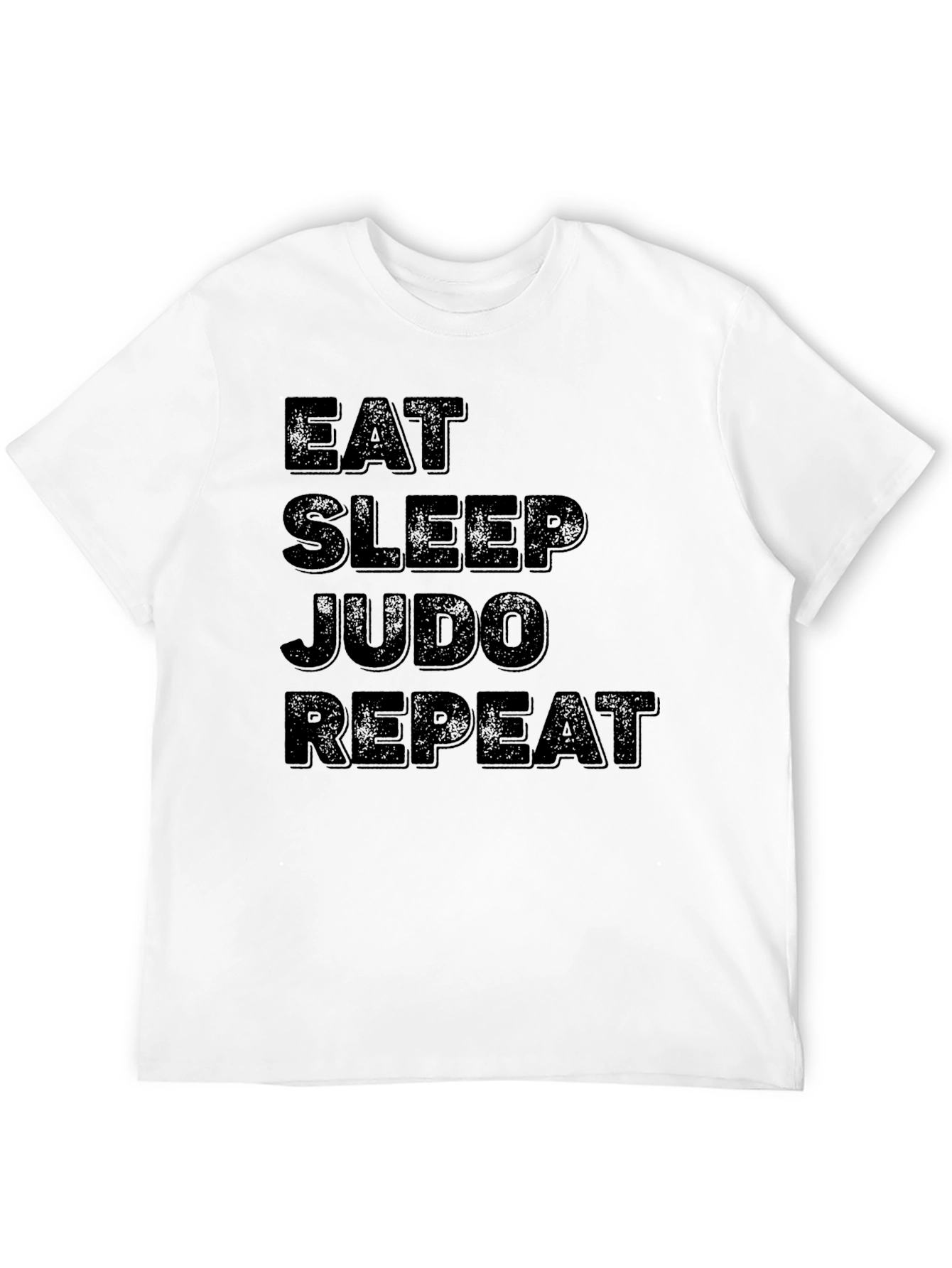 Eat Sleep Judo Repeat Black T-Shirt