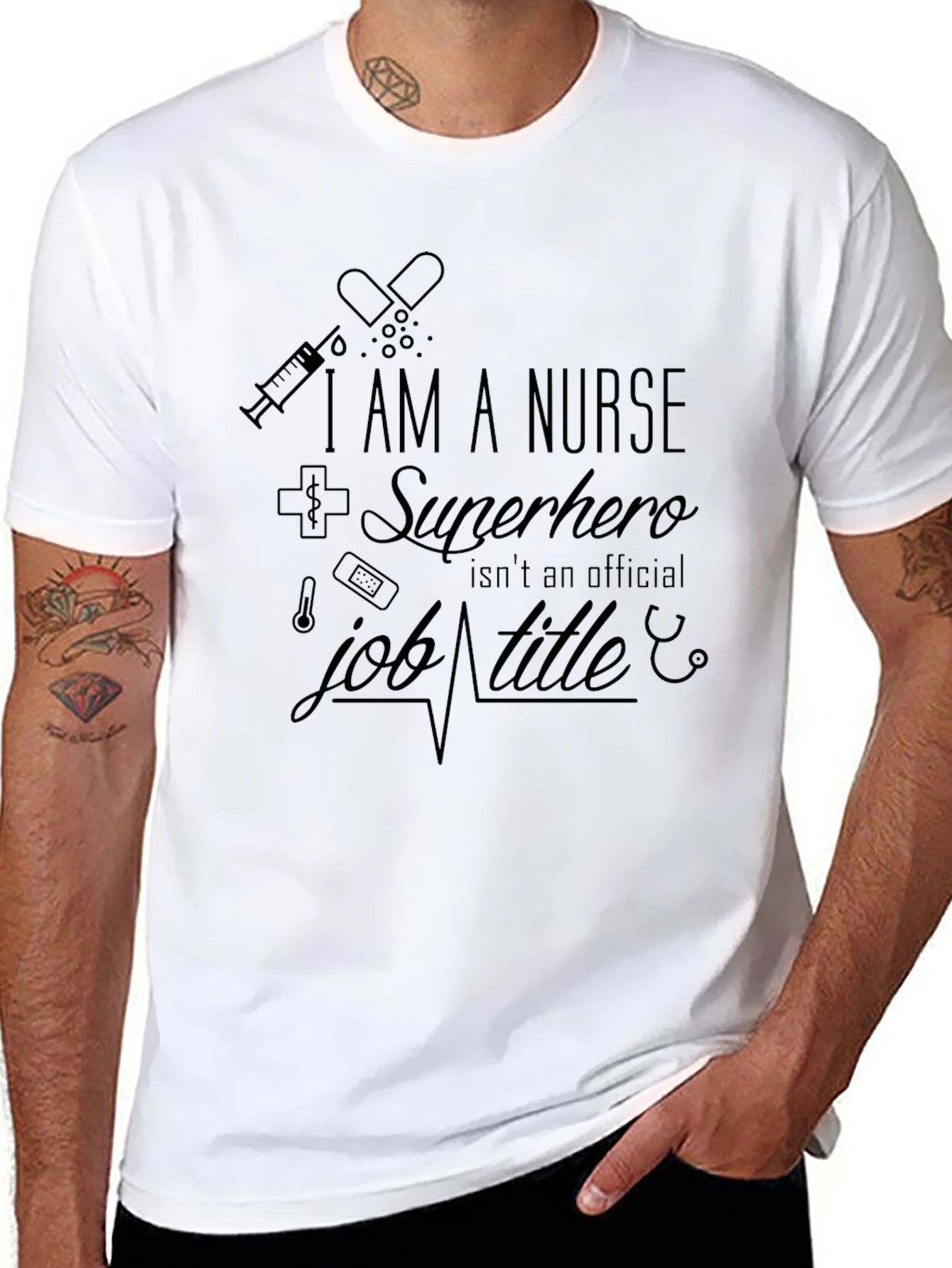 I Am a Nurse Superhero T-Shirt