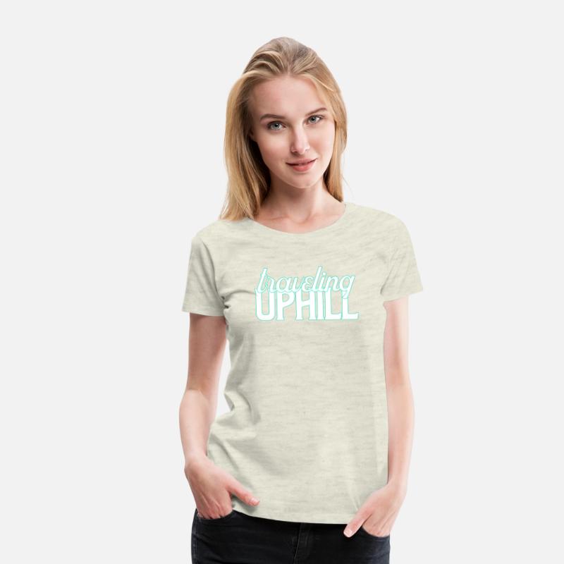 Traveling Uphill. Travel tourist tourism