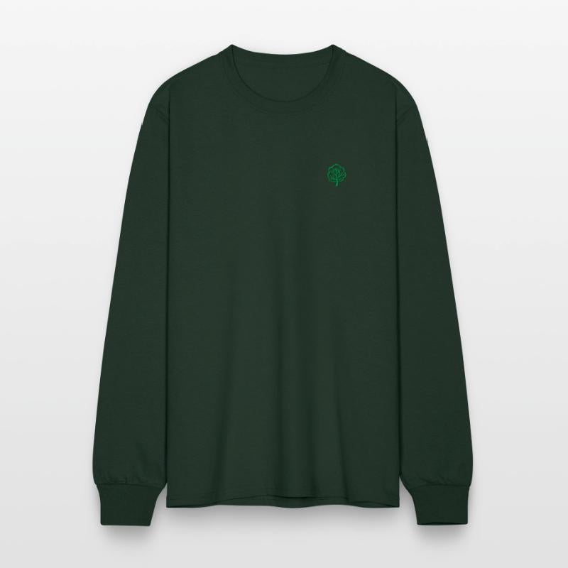 Tree embroidered