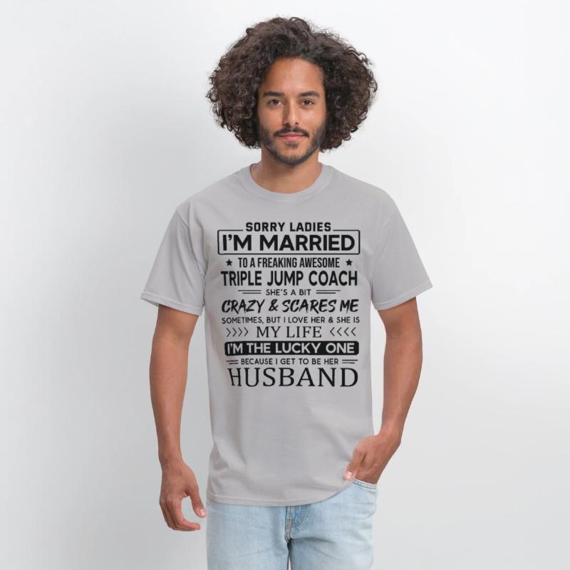 Triple Jump Coach Funny Saying For Husband