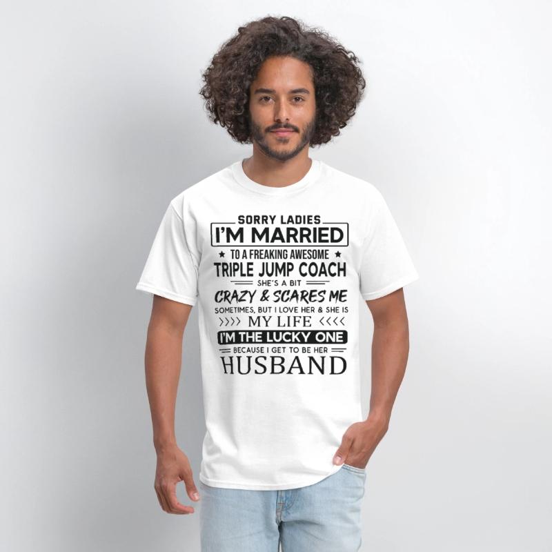 Triple Jump Coach Funny Saying For Husband