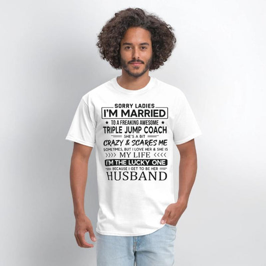 Triple Jump Coach Funny Saying For Husband